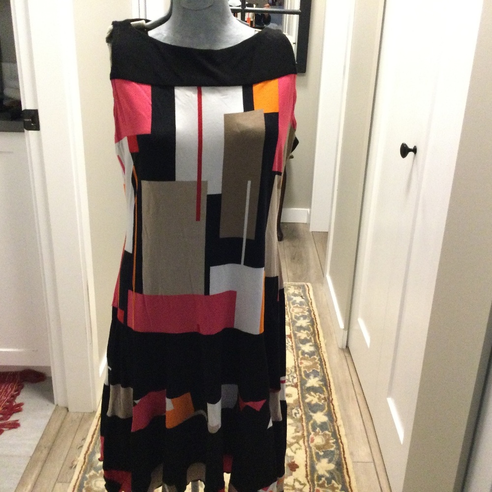Joseph Ribkoff Colour Block Dress
